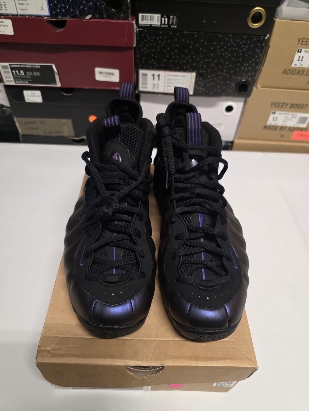 Nike Air Foamposite One Eggplant Black Purple 314996-051 Men's 2009 - Sz 11 - Picture 4 of 10